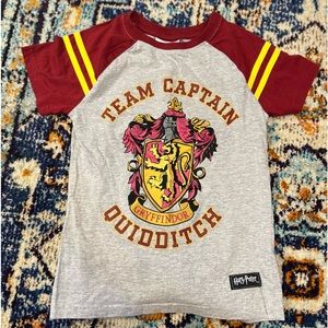Kids Harry Potter Gryffindor Quiditch shirt. Great condition